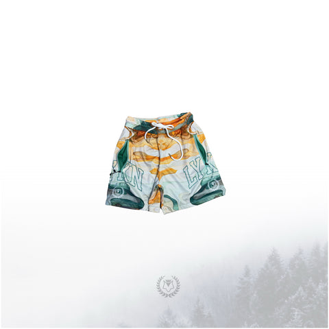 Marble Mesh Short