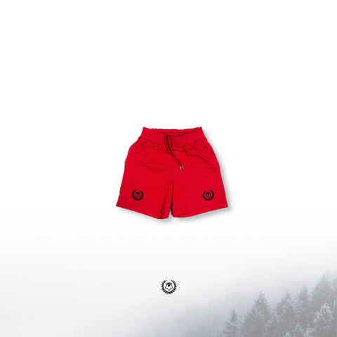 Classic Red Cotton Short