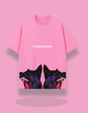 Women Crop Top Acid Pink